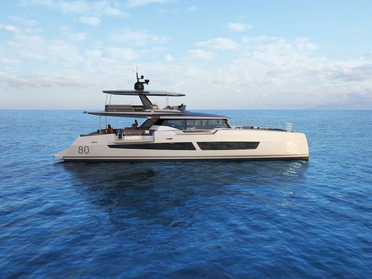 P/CAT ChristAl MiO 80 — luxury yacht charter Greece