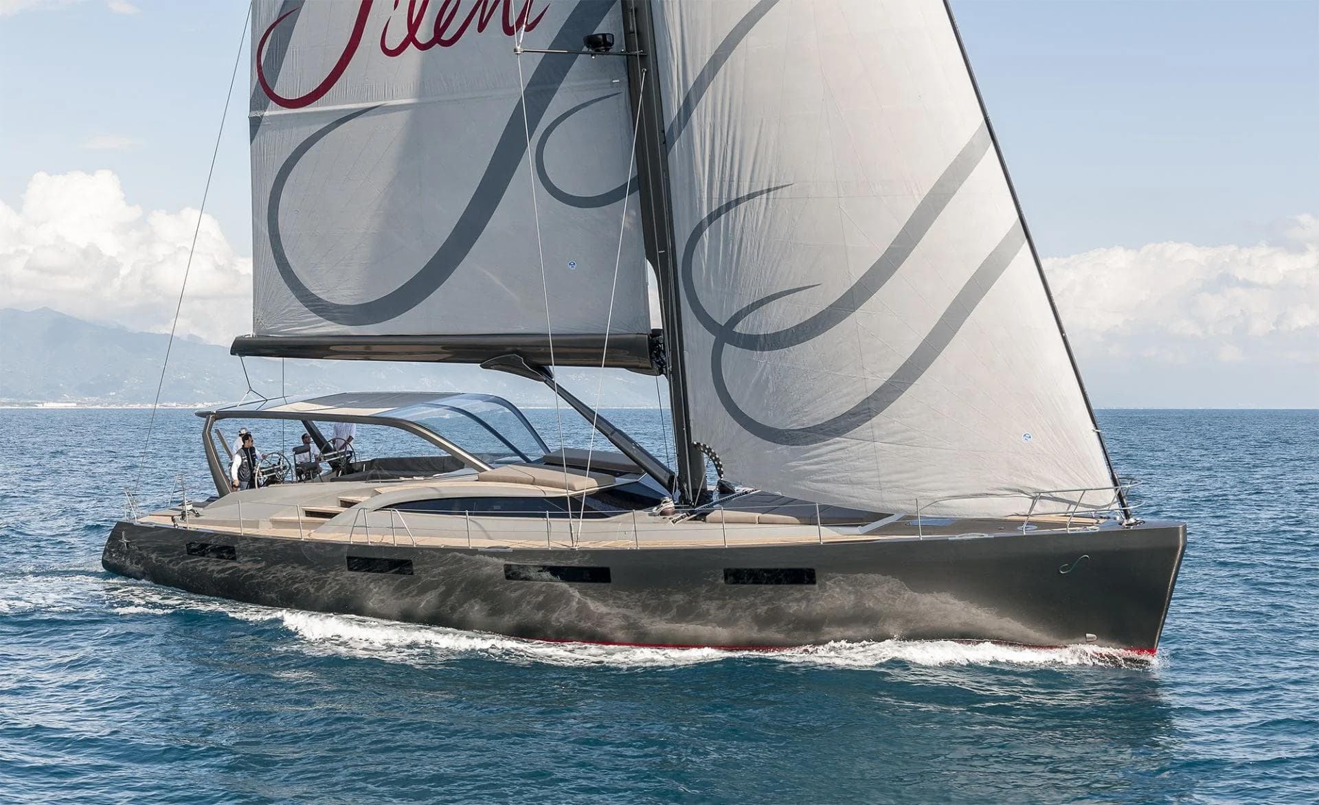 24-metre Admiral Sail Silent 76 sailing yacht Gigreca — quiet luxury under sail, charter for 8 guests in Greece