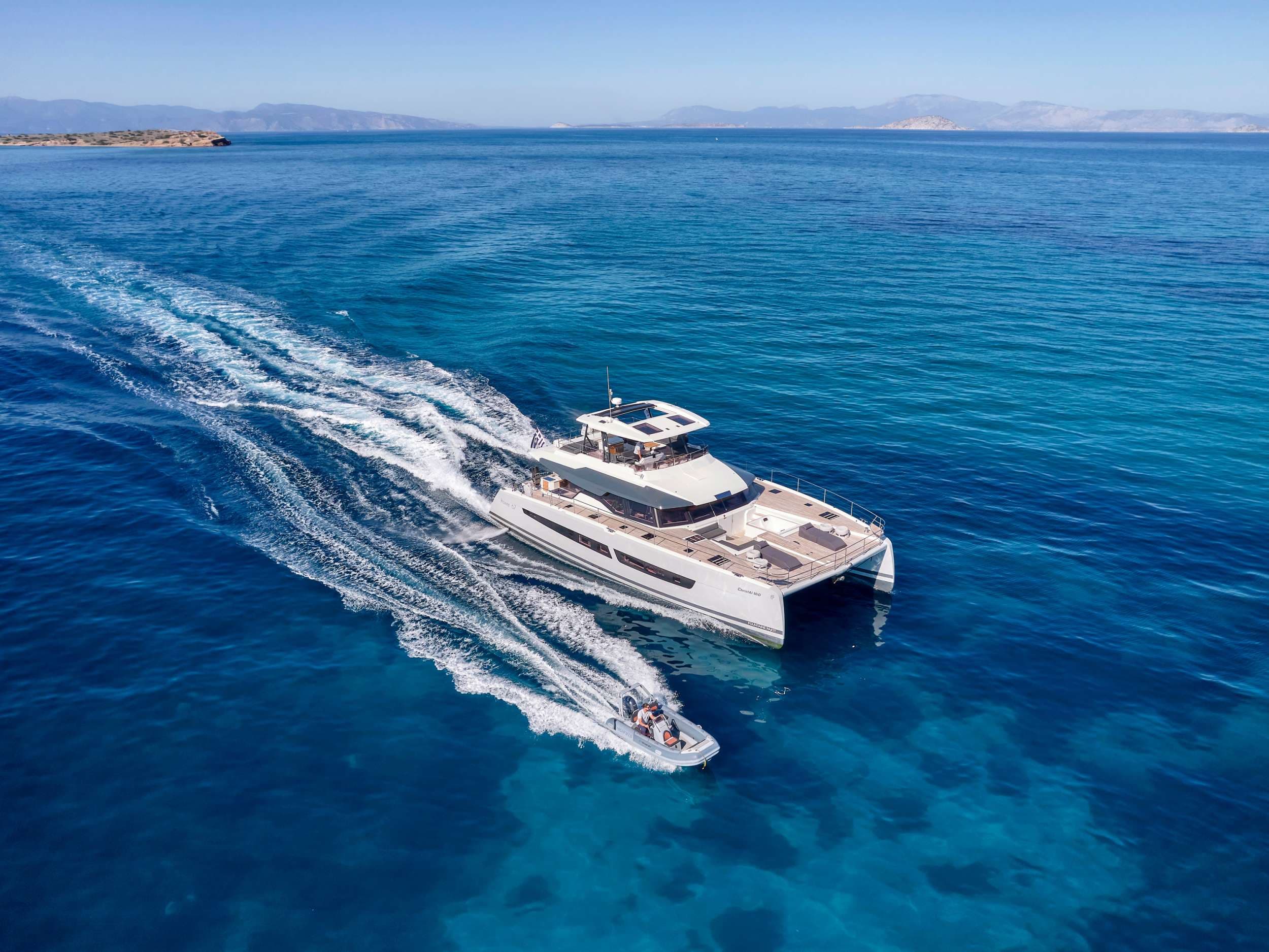 P/CAT ChristAl MiO — luxury yacht charter Greece
