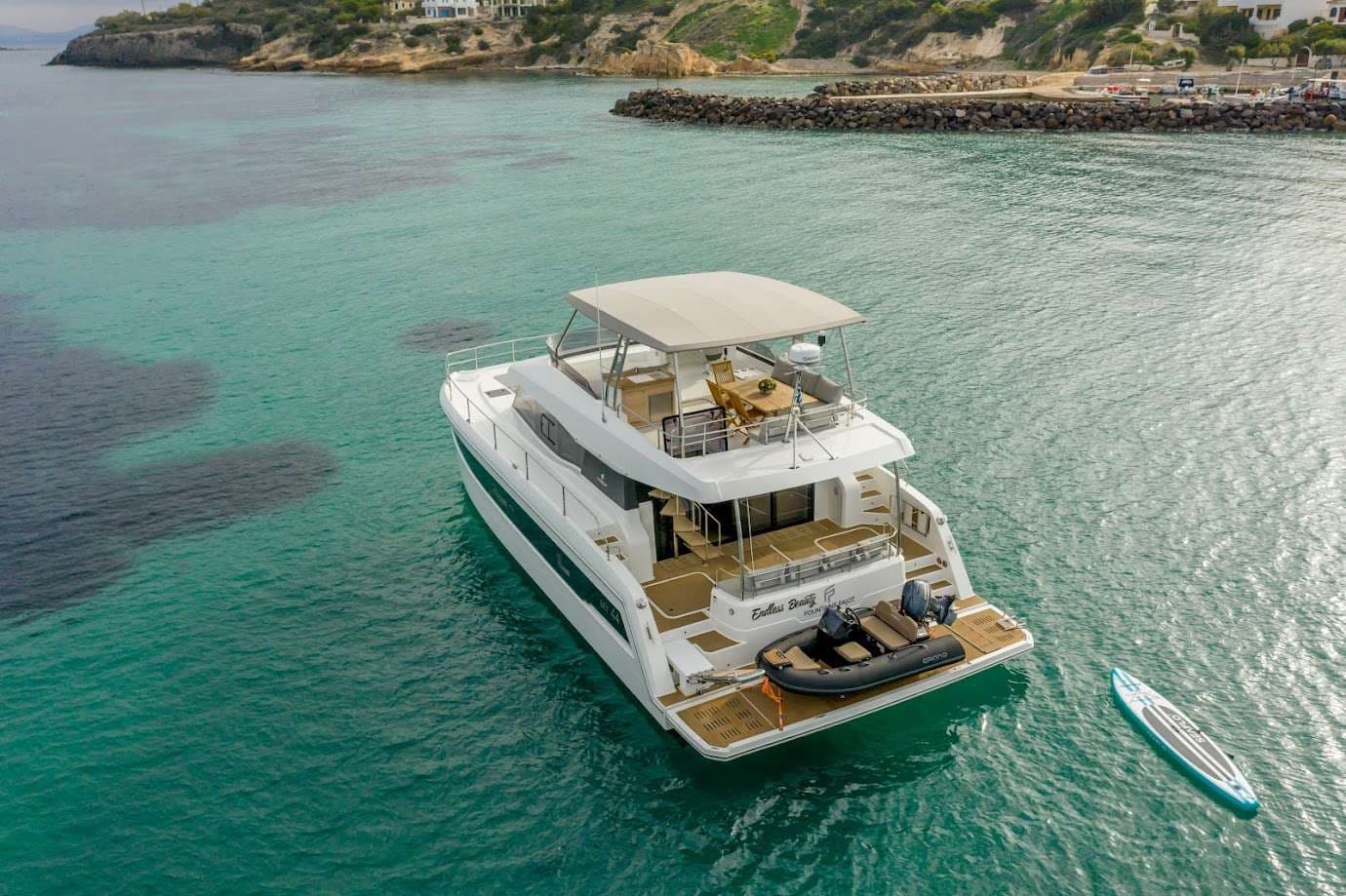 P/CAT Endless Beauty — luxury yacht charter Greece