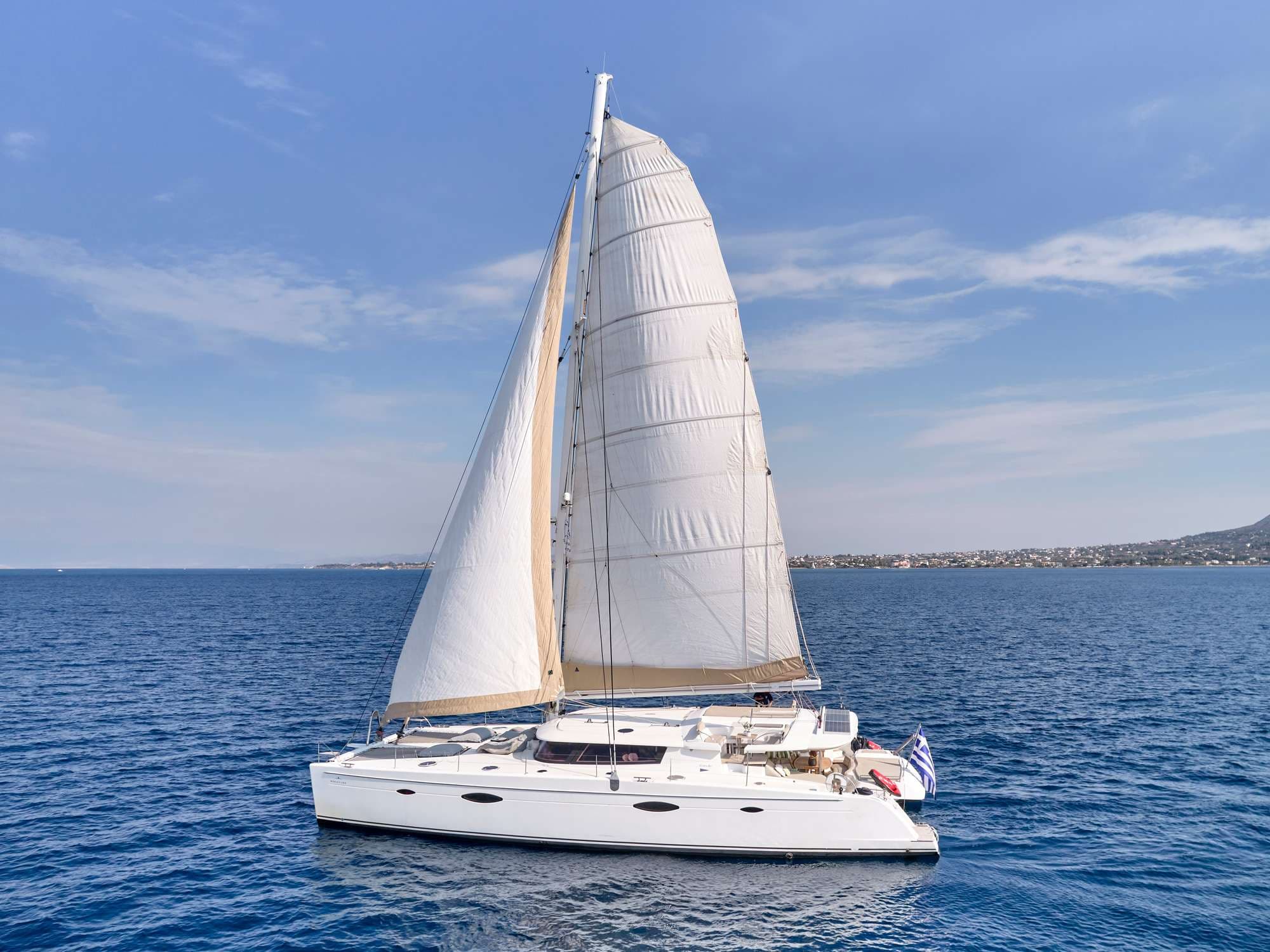 19-metre Fountaine Pajot Galathea 65 sailing catamaran World's End — award-winning chef, beach house style charter for 10 guests